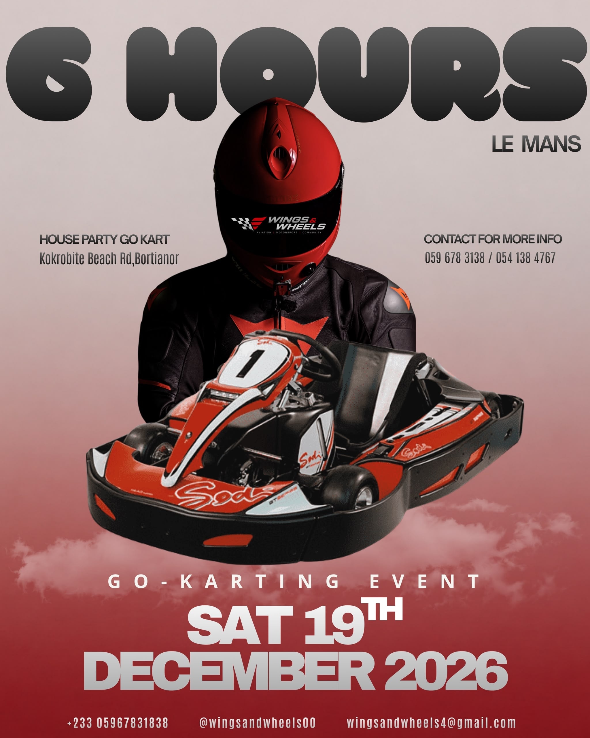 6 Hours Le Mans event poster